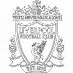 escudo liverpool para colorear