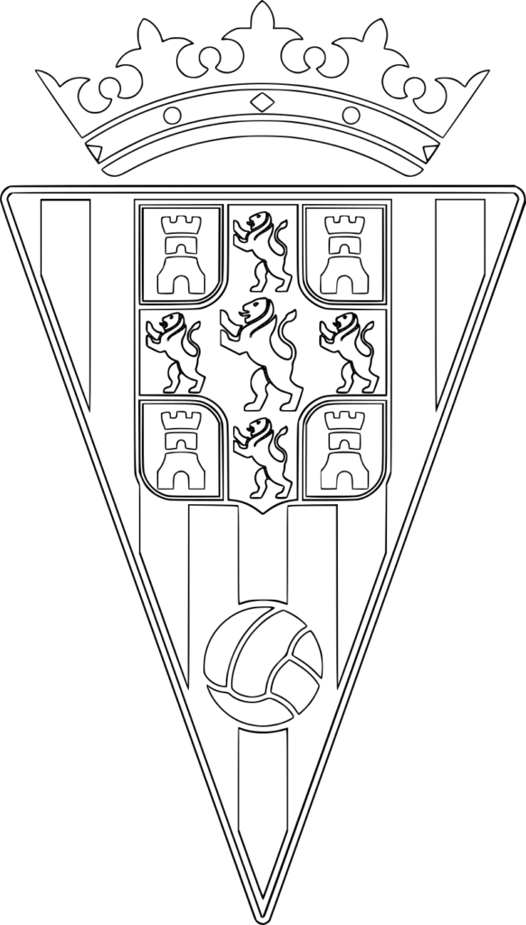 escudo Córdoba CF para colorear