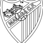escudo del Málaga para colorear
