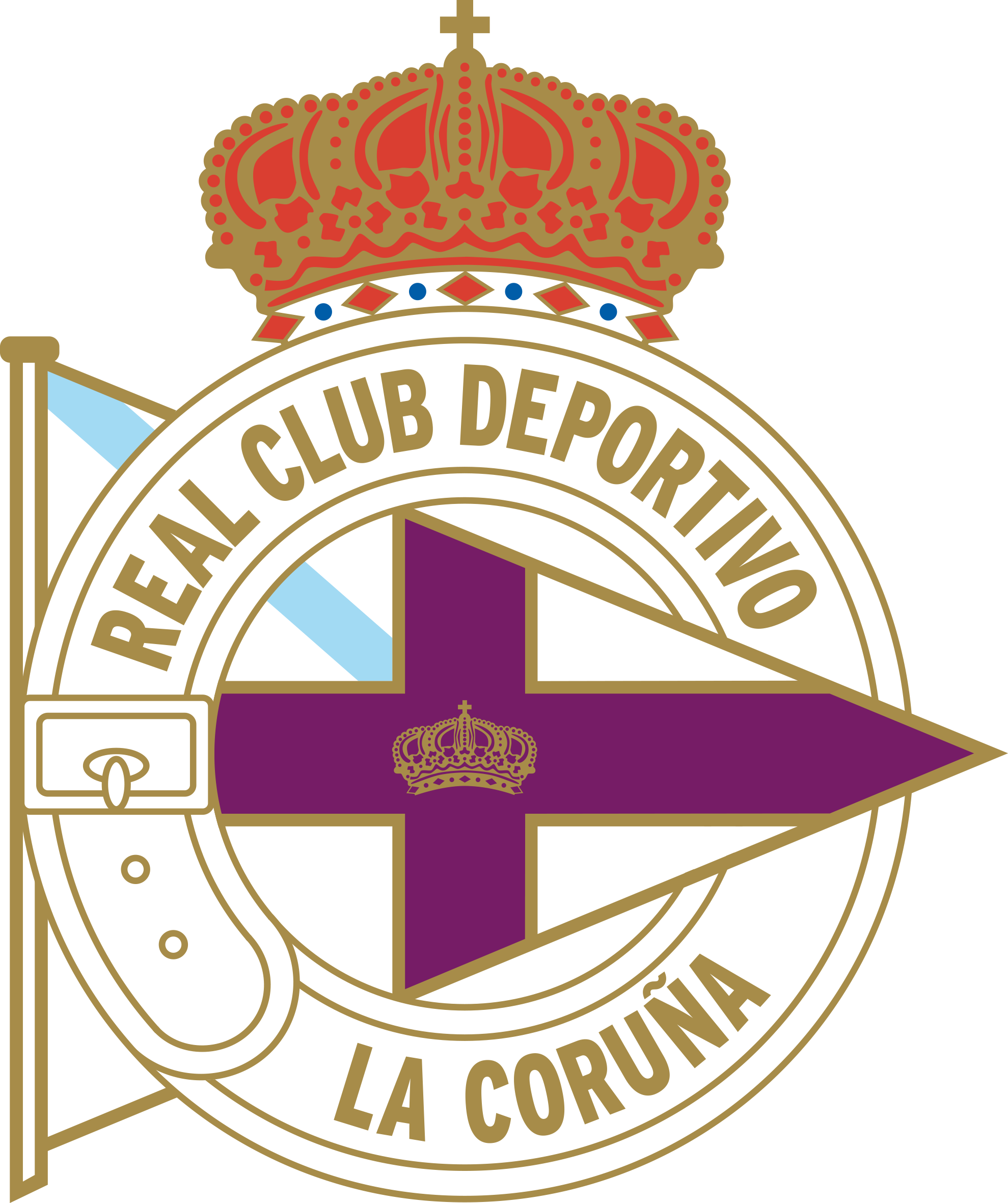 escudo Deportivo de la Coruña png